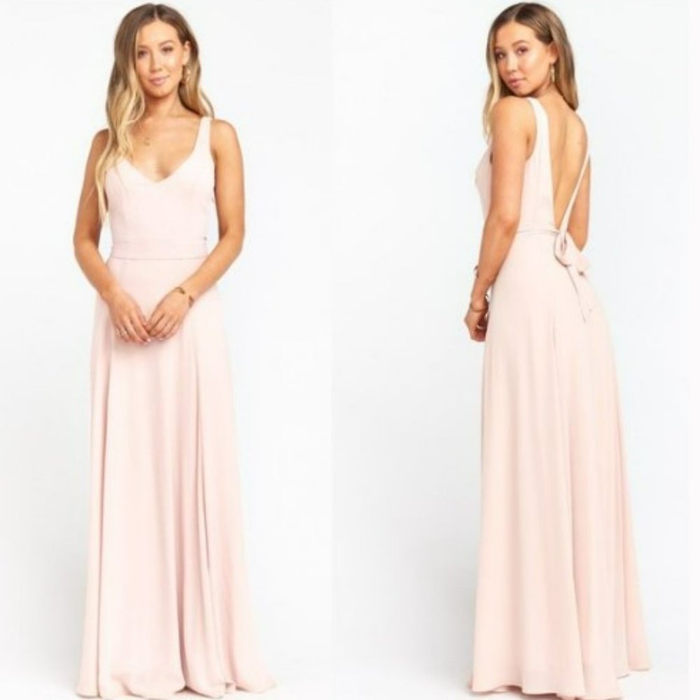 Show Me Your MuMu Jenn Maxi Dress Dusty Blush